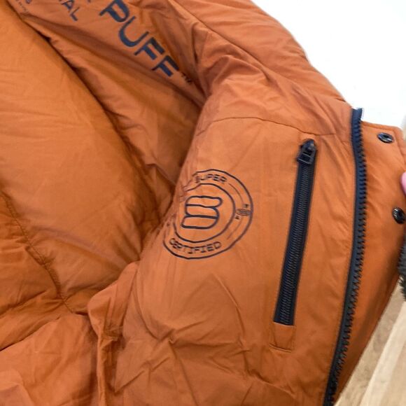 Aritzia The Super Puff TNA Burnt Orange Down Puffer Jacket Women's Size Small - Picture 11 of 13